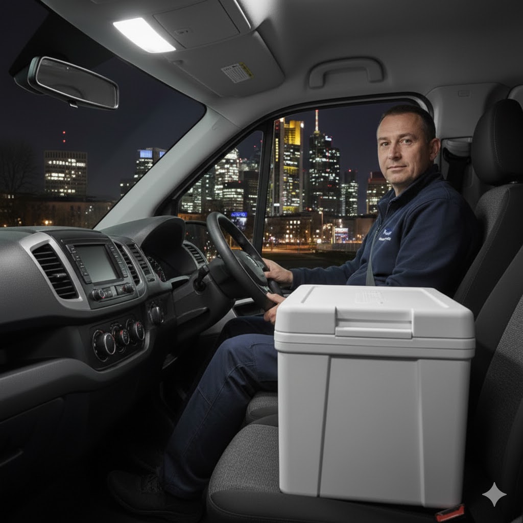 Medizintransport Fahrzeug Rhein-Main